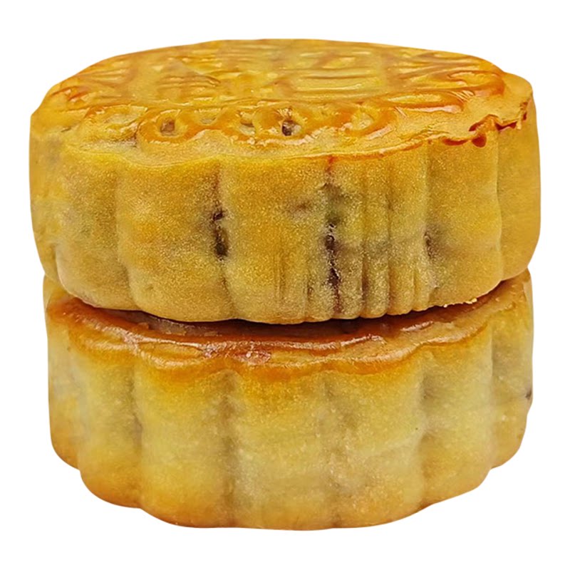 鸿福月饼加头五仁广东酥皮月饼