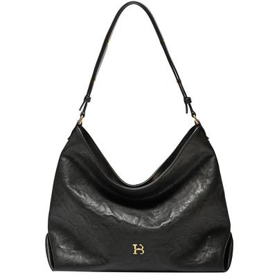 百丽包包女2025新款植鞣手抓纹大容量HOBO饺子单肩斜挎托特包2067