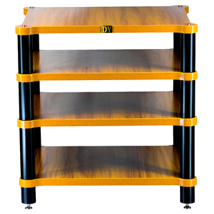 鼎源hifi实木功放架音箱支架音响器材架机柜脚架避震钉打印机架子