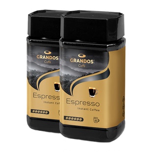 德国进口格兰特黑咖啡正品0脂纯咖啡粉无添加速溶咖啡学生提神