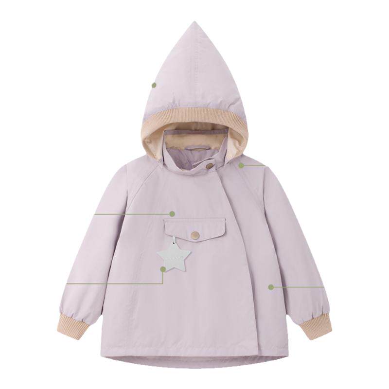 2025春季新款丹麦Mini a ture棉服童装新品精灵帽款夹克风衣外套