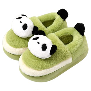 棉拖鞋女士2025冬季包跟居家室内防滑加绒厚底保暖情侣毛棉鞋男款