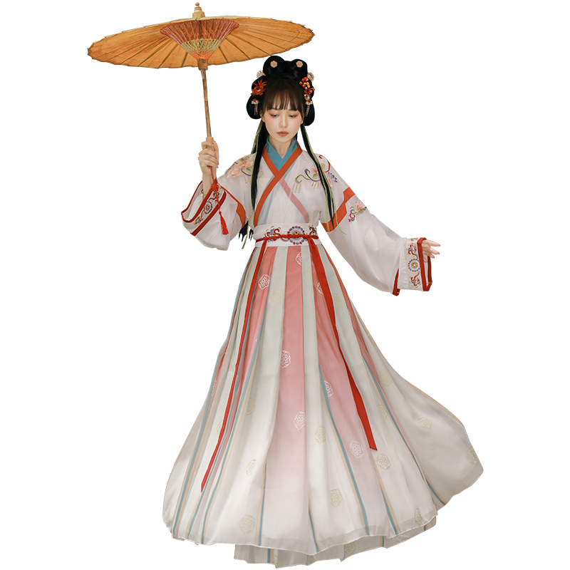 明制比甲汉服女秋冬季汉元素