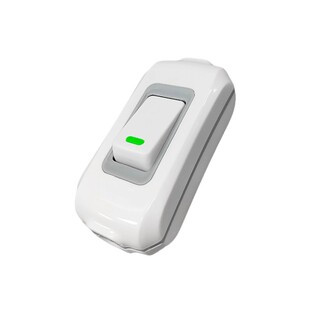 纯铜大功率单控按钮开关不带线手按开关纯铜接线按键船型床头开关