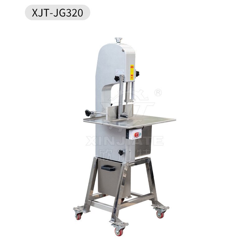 大型锯骨头切骨冻肉锯肉机不锈钢牛排鸡肉切块机全自动锯骨机商用