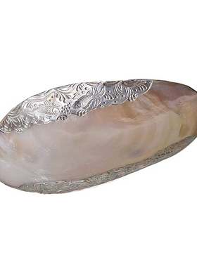 贝壳天然摆件首饰盘工艺品