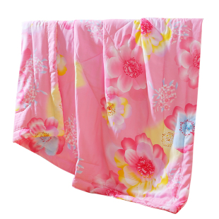 人造棉夏凉被舒香绸苏香绸儿童夏被棉绸空调被水洗绵绸夏季薄被子