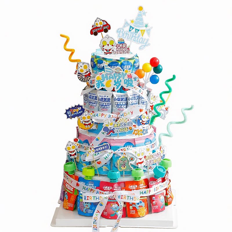 diy氛围感小红书同款生日蛋糕
