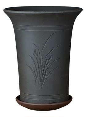 兰花盆紫砂紫砂花盆兰花