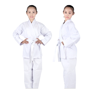 爱顺空手道服专业表演极真定制儿童长袖服装成人男道服训练女衣服