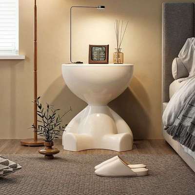 创意小圆桌角几小平头床头沙发边风家用茶几客厅餐桌奶油小桌子