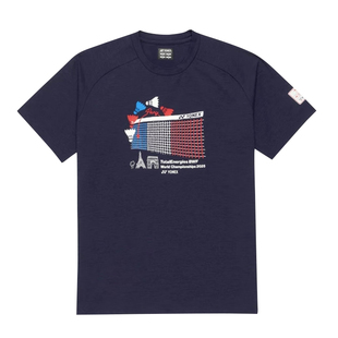 2026新款yonex尤尼克斯世锦赛羽毛球文化衫国羽同款男女短袖T恤