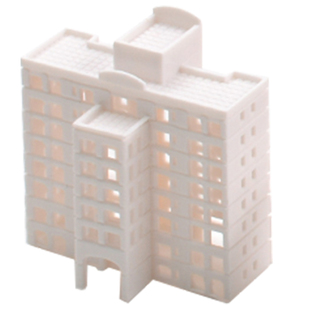 楼房城市模型沙盘材料建筑楼diy手工仿真房子微缩住宅高楼大厦