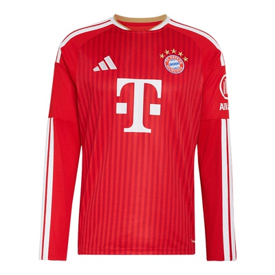 Adidas/阿迪达斯正品FC BAYERN男士足球经典运动长袖球衣JZ3102