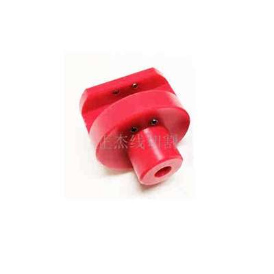 线切割配件导电块座瑞均机中走丝导电块座上下通用绝缘座固定板