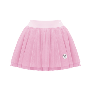 PomPeche彭派奇网球裙女芭蕾风网纱裙裤羽毛球跑步运动半身短裙