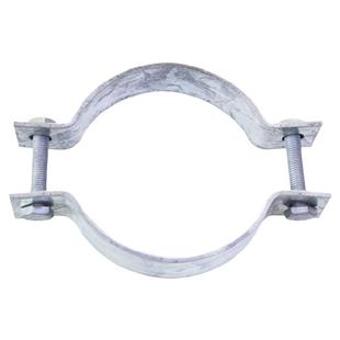 扁铁钢带电线杆抱箍镀锌双面固定器水泥杆灯杆钢管柱子管卡子大号