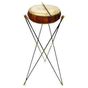 折叠款京东大鼓鼓架轻巧便携高档金丝竹紫竹专业成人儿童书鼓架子