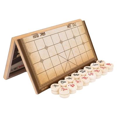 得力中国象棋大号实木棋子