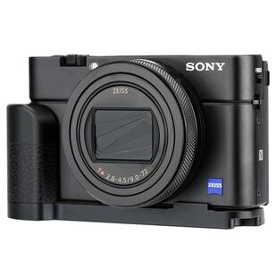 JJC 适用于索尼RX100M6手柄 RX100M3 RX100M5A M2 M4黑卡L型RX100III IV VI V快装板 竖拍板 防滑皮 底座