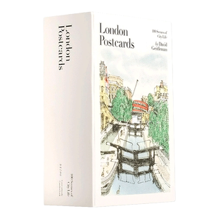 伦敦 城市水彩画明信片 100 London Postcards David Gentleman