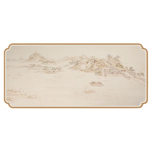 【送腕垫】汉墨姑苏书法毛毡垫彩绘毛毡布文房四宝画毡书画专用书法垫创意印花书画垫毛笔国画羊毛垫