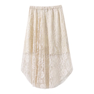 【肌肤之花】定制股线蕾丝 法式浪漫主义不规则裙摆纸片人半裙