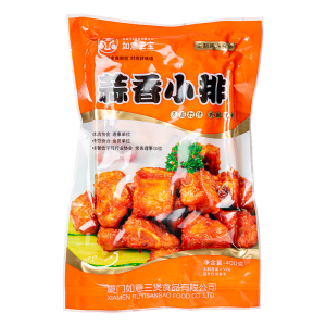 如意三宝蒜香小排400g排骨油炸猪排腌制肋排酒店餐饮半成品特色菜