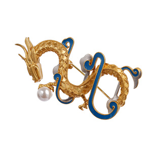 中国国家博物馆孝端皇后九龙九凤冠金龙献瑞胸针精致创意生日礼物