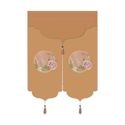 缎面门帘风水帘免打孔