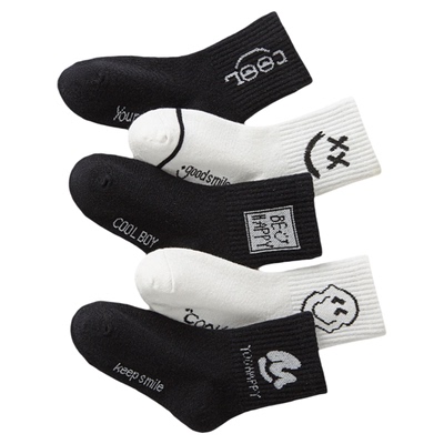 【妙优童】儿童袜子春秋款男女童宝宝棉袜婴儿小孩秋冬季中筒童袜