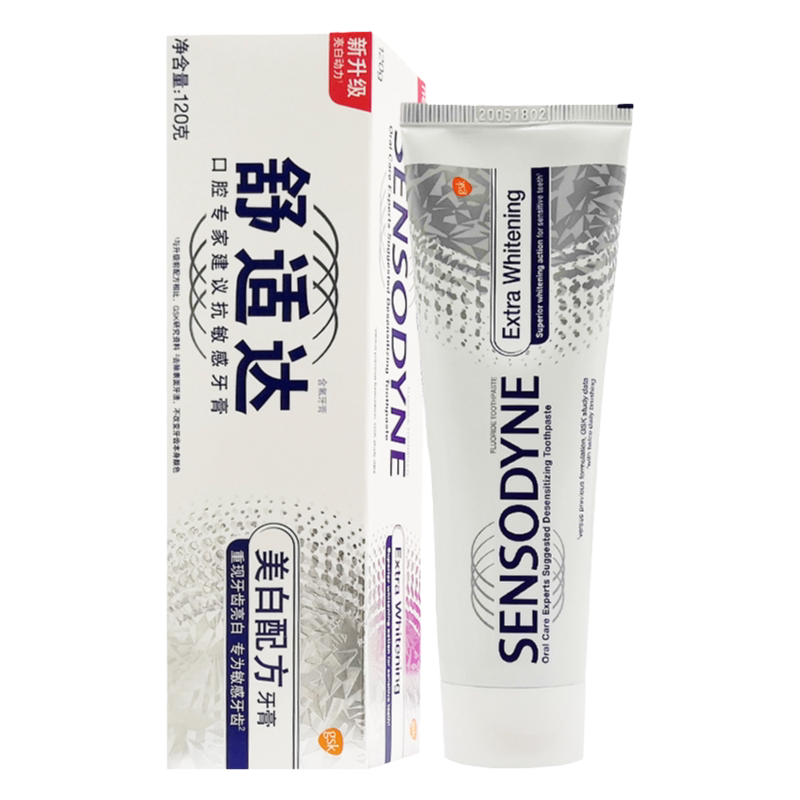 脱敏亮白清口气减异味牙膏舒适达