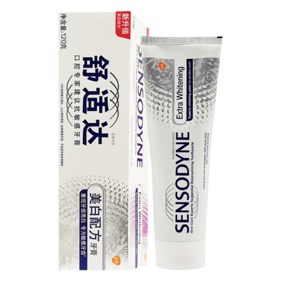 脱敏亮白清口气减异味牙膏舒适达