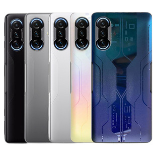 适用红米K40游戏增强版后盖玻璃改装RedmiK40游戏版原替换改装手机塑料透明电池后盖外屏魔改防摔
