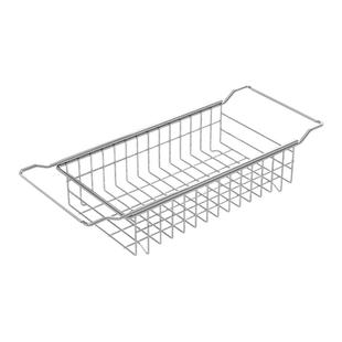 水槽置物架不锈钢收纳沥水篮厨房碗碟沥水架洗菜盆多功能水池过滤