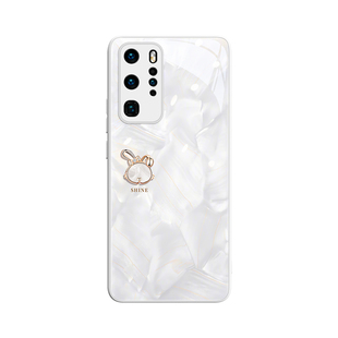 洛可可水钻适用华为p40pro手机壳新款P40pro十保护壳p40高级感p40pro+全包带手绳系列p4o玻璃pro防摔pr0女的