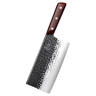 阳江十八子菜刀正品旗舰店手工锻打家用切菜切片斩切两用刀具菜刀