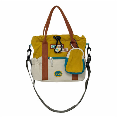 小众撞色斜挎包通勤轻便单肩包