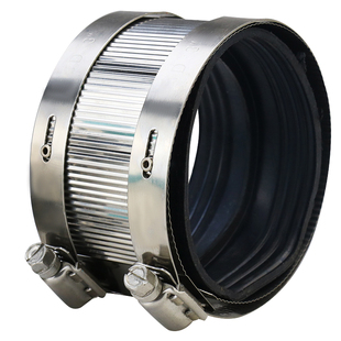 PVC 管卡不锈钢管束铸铁管接头强力管夹抱箍下水管变径对接卡箍子