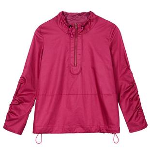 邑品欧洲站长袖卫衣女2026春季装新款宽松百搭褶皱套头上衣欧货潮