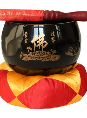 莲花铜磬佛字铜钵修行钵佛音碗