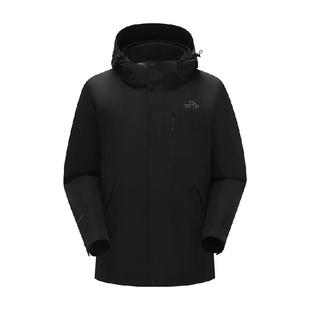 【经典2.0】伯希和户外冲锋衣女新款三合一防风防雨徒步登山服男