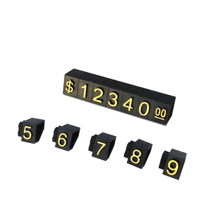 手表价格展示牌首饰标签迷你数字豆价格牌珠宝标签美元港币标价牌