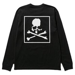 mmj不撞衫 MASTERMIND WORLD长袖T 恤骷髅头印花上衣青少年套头