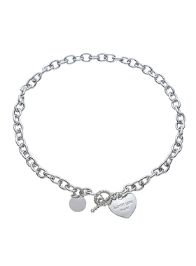 百搭高级感爱心桃项链轻奢小众