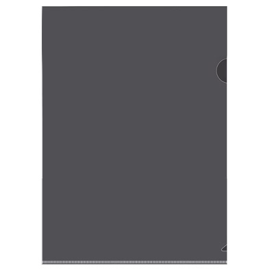 A4单片夹L型文件夹透明插页套