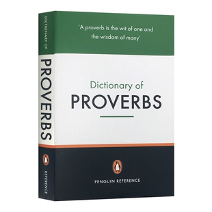 英文原版 企鹅参考书系列 谚语词典 The Penguin Dictionary of Proverbs 英文版 进口英语原版书籍