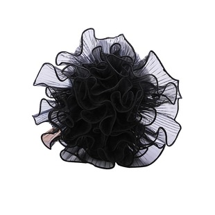 花边珍珠浪花纱波浪纱鲜花蛋糕烘焙装饰蕾丝网纱花店包花白纱黑纱