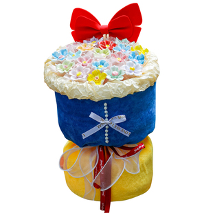 创意白雪公主花束仿真景德镇陶瓷花束实用成人礼生日礼物送女闺蜜