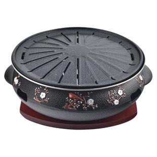 韩式铸铁碳烤炉家用烧烤炉商用烤肉锅木炭火冬日围炉煮茶碳烤锅